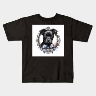 Black Staffy Kids T-Shirt